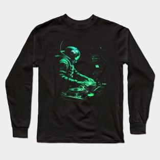 Cool Music DJ - Space Tunes Long Sleeve T-Shirt